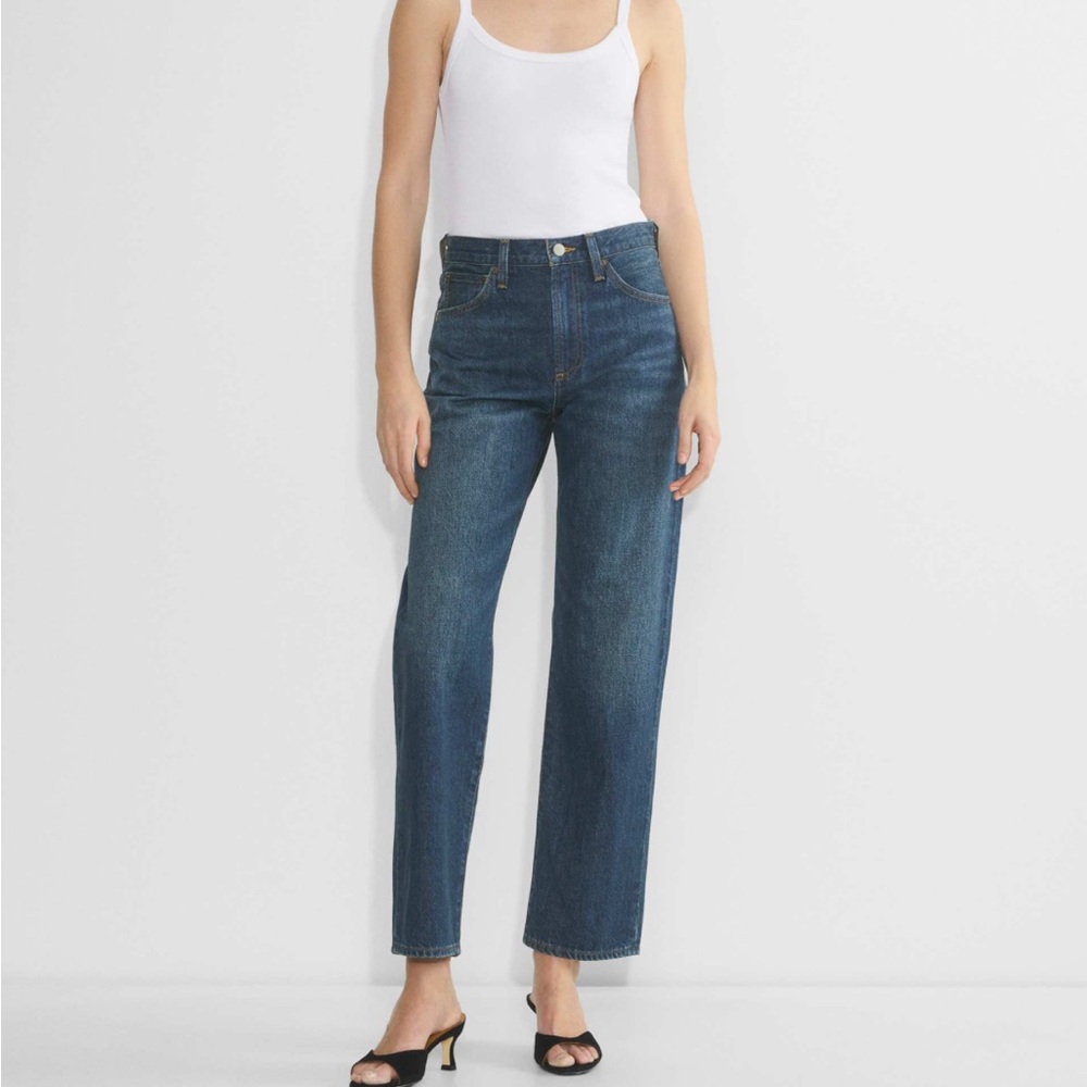Denim Forum Marlo hi-rise baggy jean, size 27.